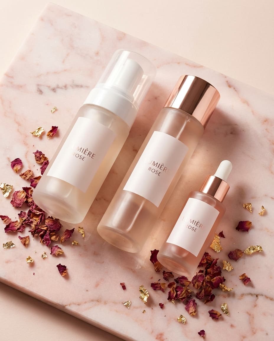 Beauty product photography example