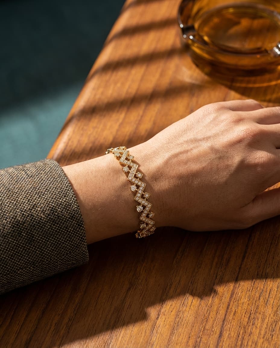 Jewelry product photography example