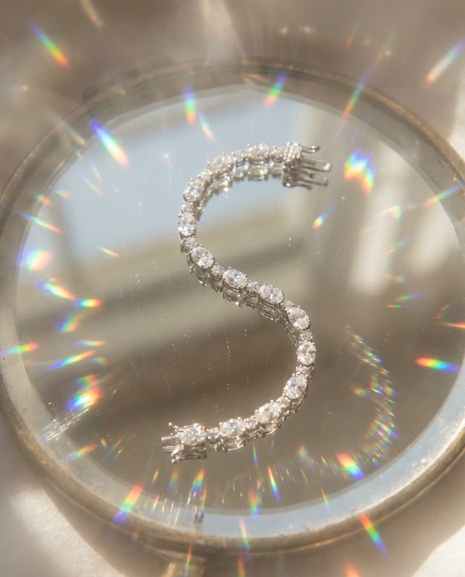 Jewelry product photography example