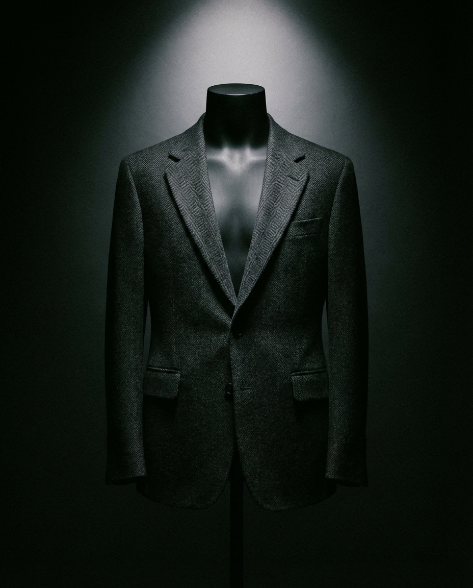 Elegant high-heeled shoe in muted rose photographed on a reflective surface with soft gradient background