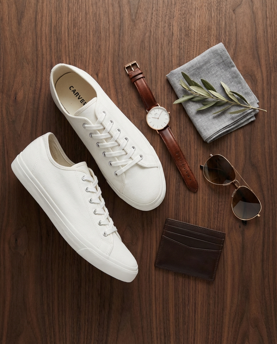 Stylish black leather handbag with gold hardware displayed on a marble surface with soft natural lighting, luxury fashion product photography